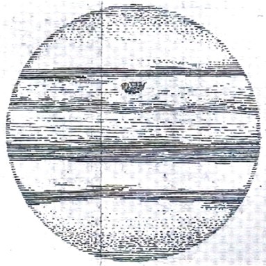 drawing the storm on Jupiter